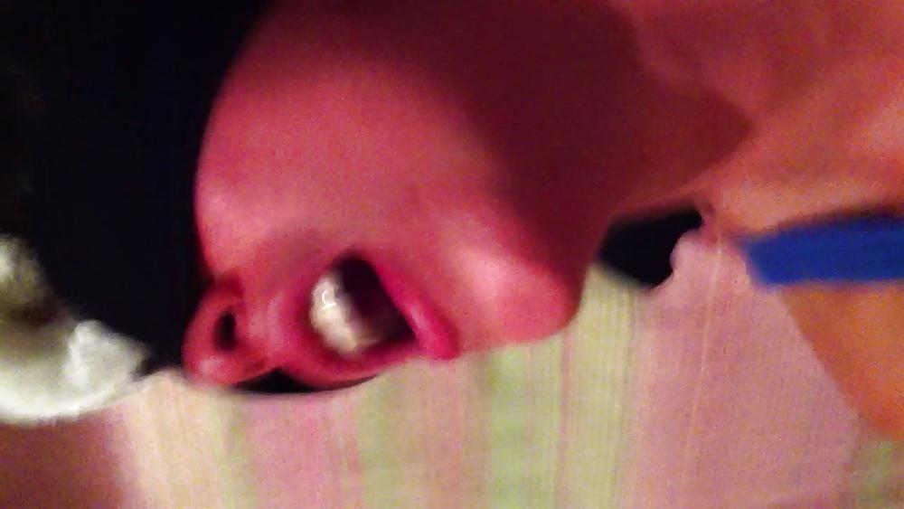 16P Amateur italian slut play cock and dildo