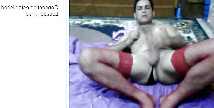 9P Iraqi man wearing thong and nylon cam