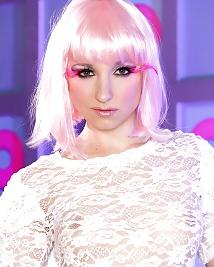 24P ASHLEY DILDO PLAY WITH FABULOUS PLATINUM REDISH BLONDE HAIR
