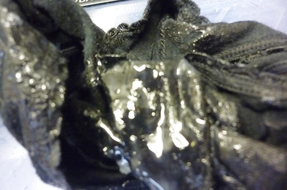 4P Cleaning up with wifeys thong