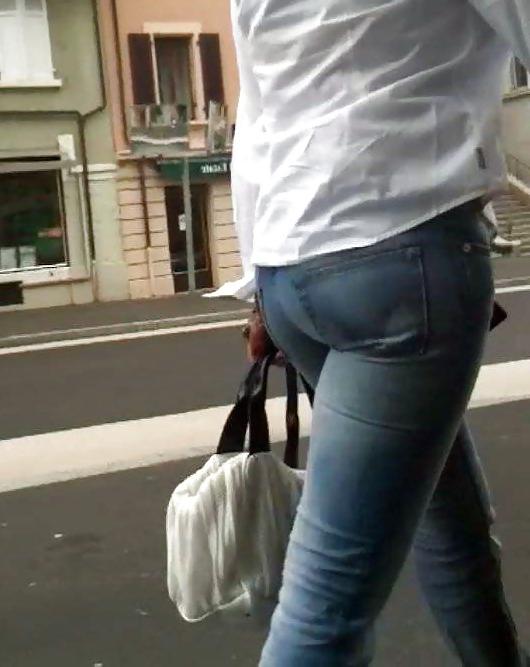 25P Ass jeans - Cul Jeans Candid - Anciennes photos