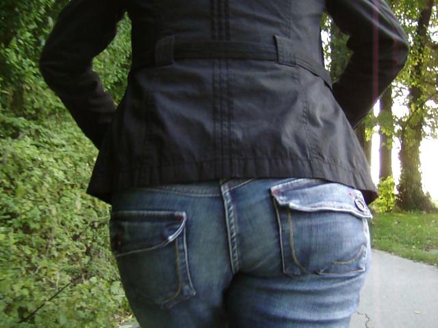 25P Ass jeans - Cul Jeans Candid - Anciennes photos