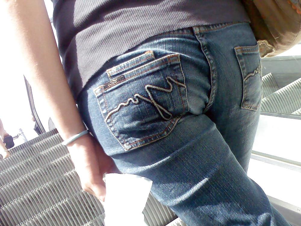 25P Ass jeans - Cul Jeans Candid - Anciennes photos