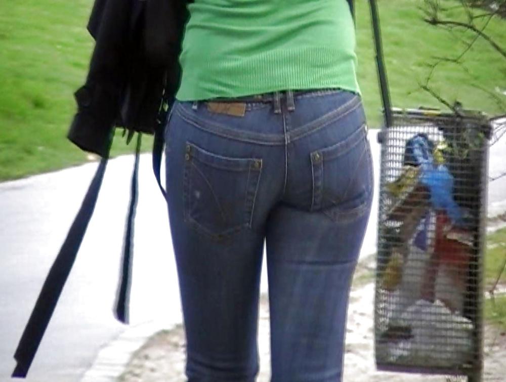 25P Ass jeans - Cul Jeans Candid - Anciennes photos