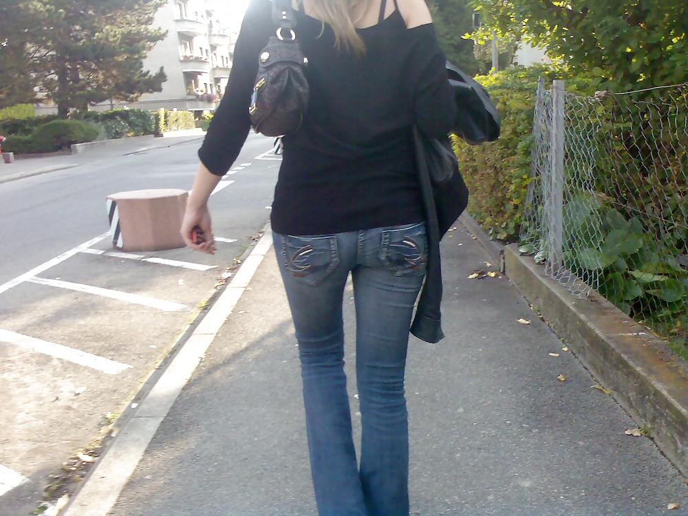25P Ass jeans - Cul Jeans Candid - Anciennes photos