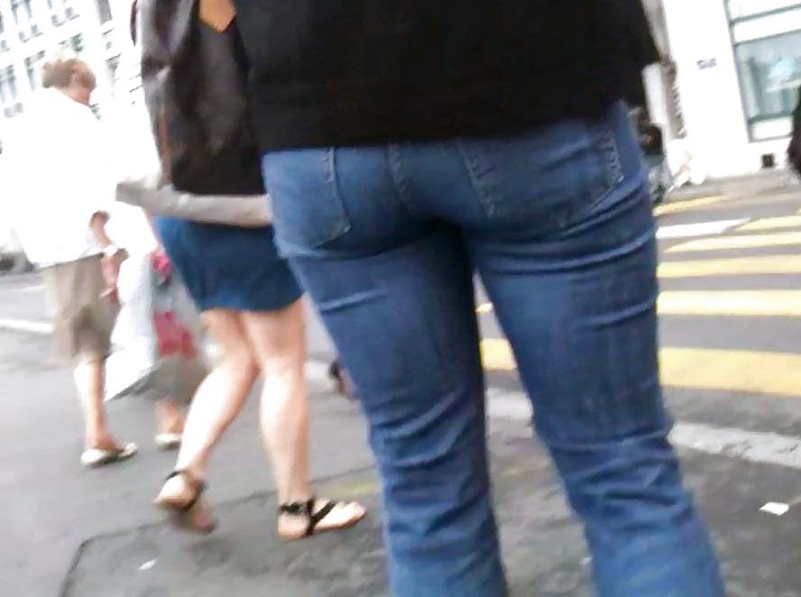 25P Ass jeans - Cul Jeans Candid - Anciennes photos