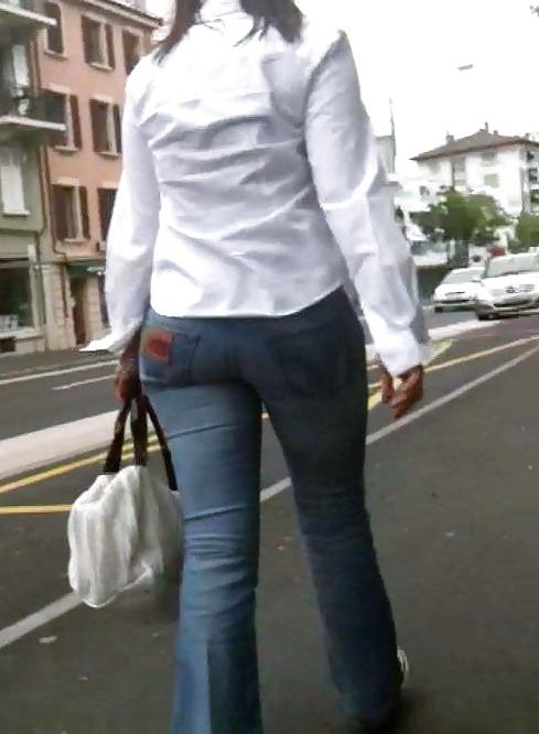 25P Ass jeans - Cul Jeans Candid - Anciennes photos