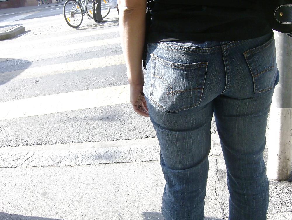 25P Ass jeans - Cul Jeans Candid - Anciennes photos
