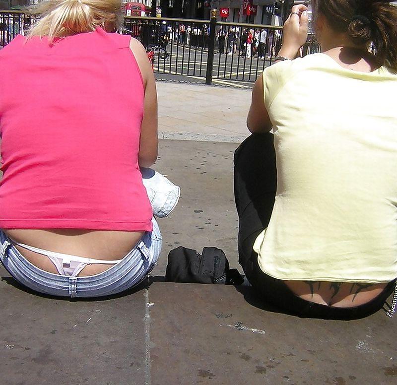 8P Thong, upskirts