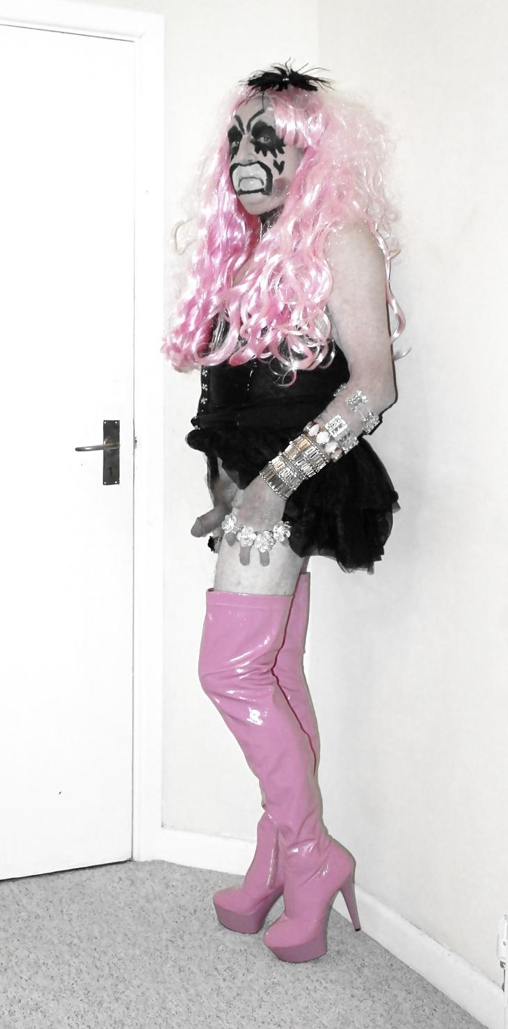 10P Pink haired ballet slut