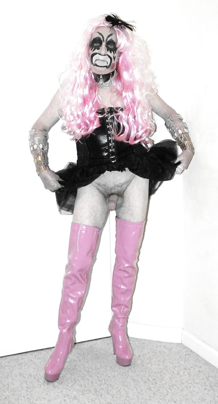 10P Pink haired ballet slut