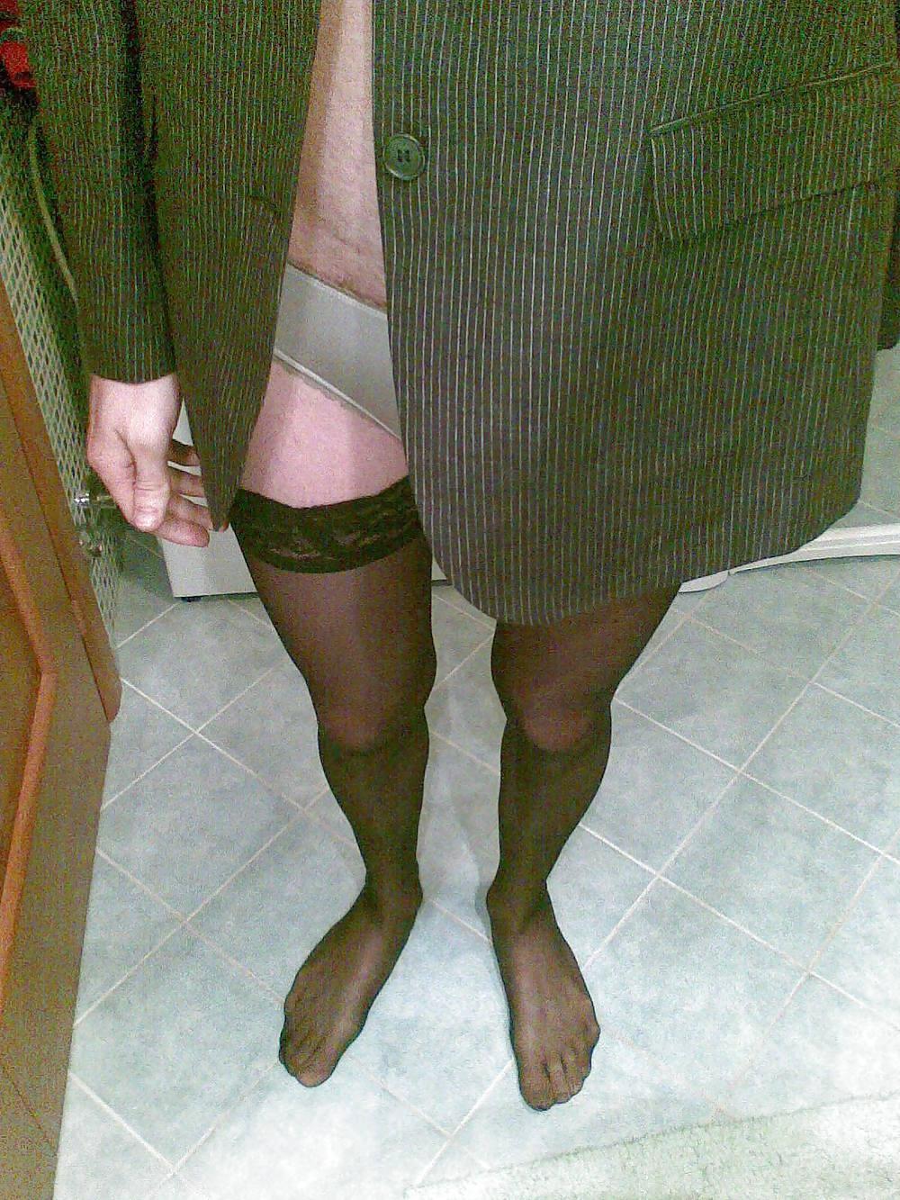 5P Marta: shemale stockings mirror