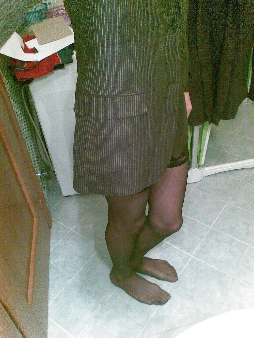 5P Marta: shemale stockings mirror