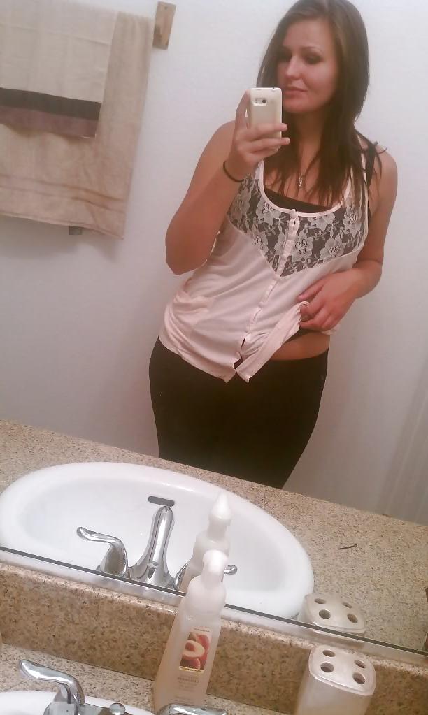 12P In front of the mirror