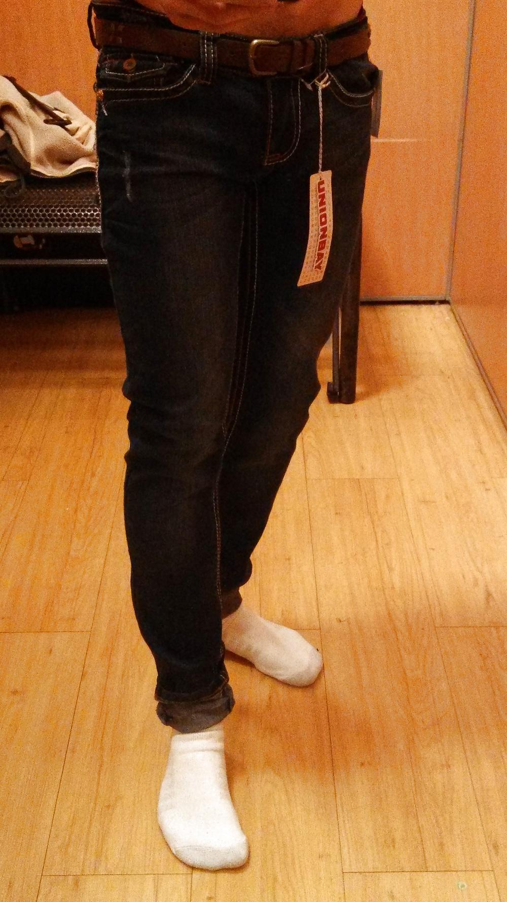 11P More sissy skinny jeans!!