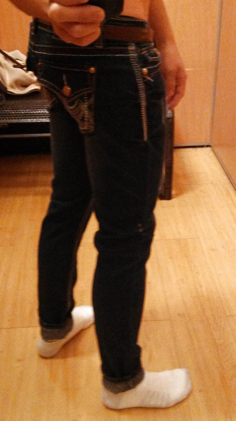 11P More sissy skinny jeans!!