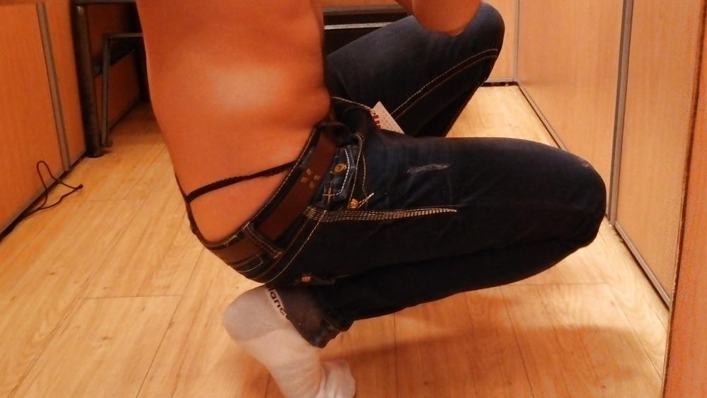 11P More sissy skinny jeans!!
