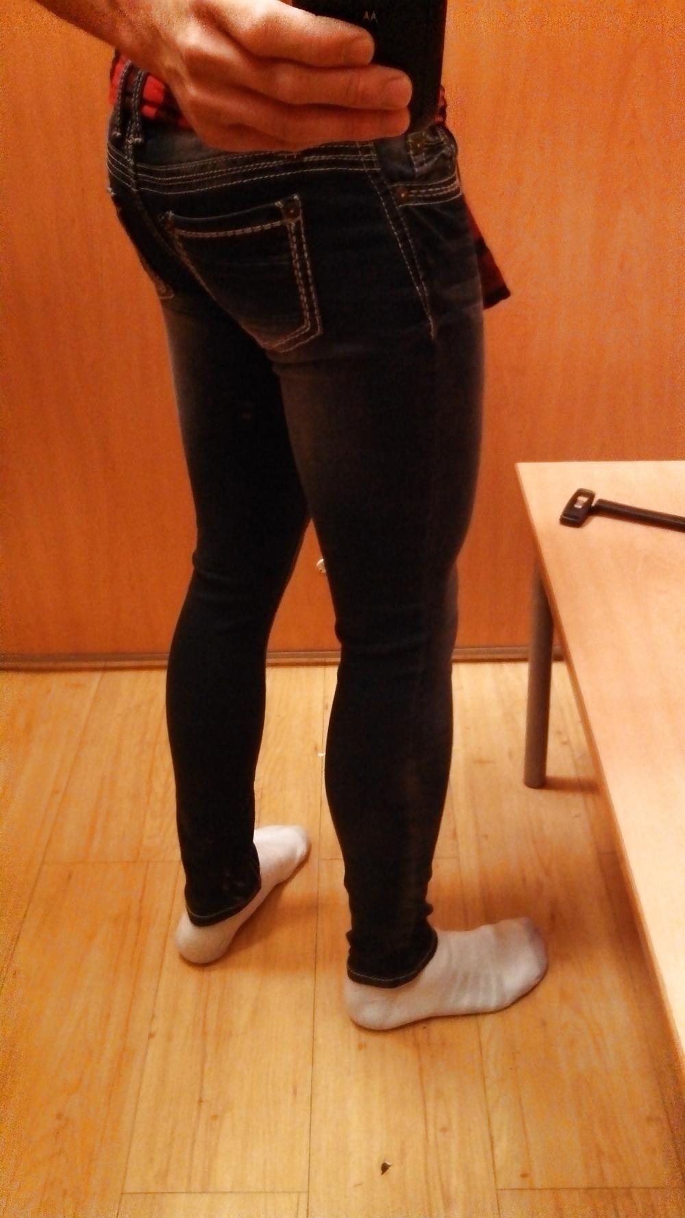 11P More sissy skinny jeans!!