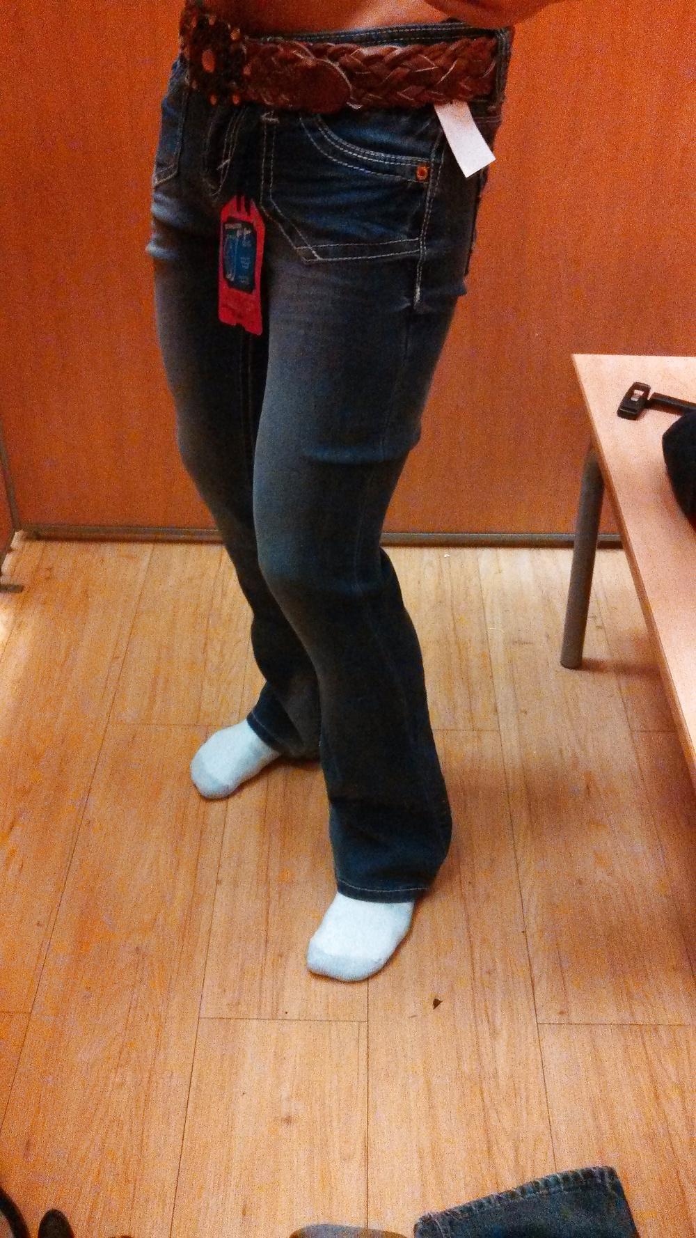 11P More sissy skinny jeans!!
