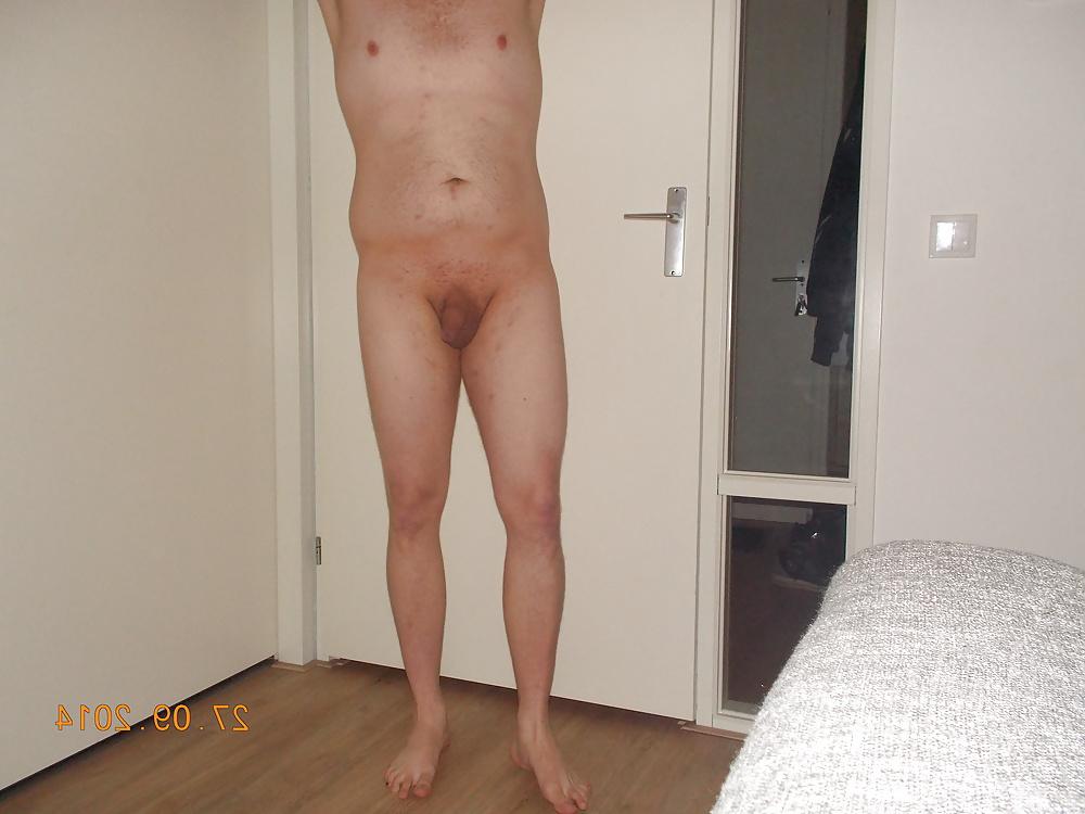 24P Big shaved cock in panties and thong