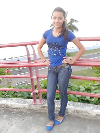 10P Non nude Latin teens in jeans