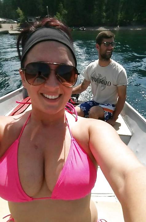 25P Army wife Amanda and her big tits
