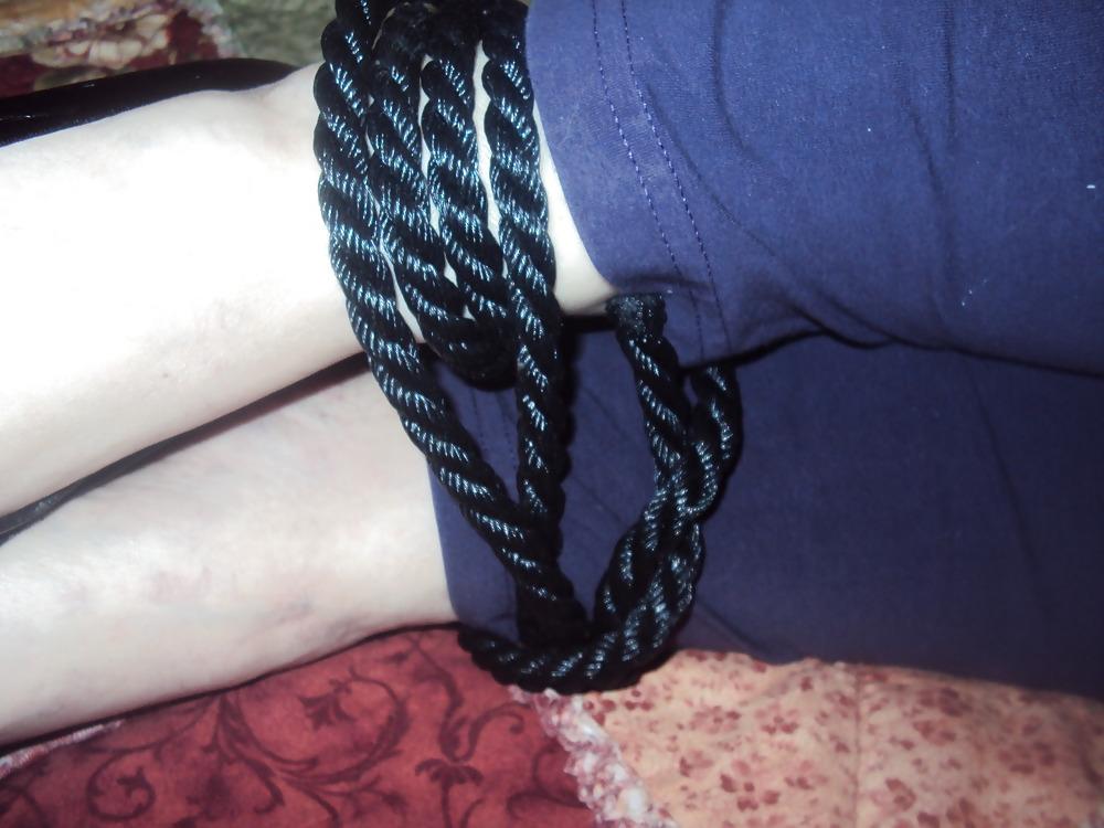 9P Feet tied up