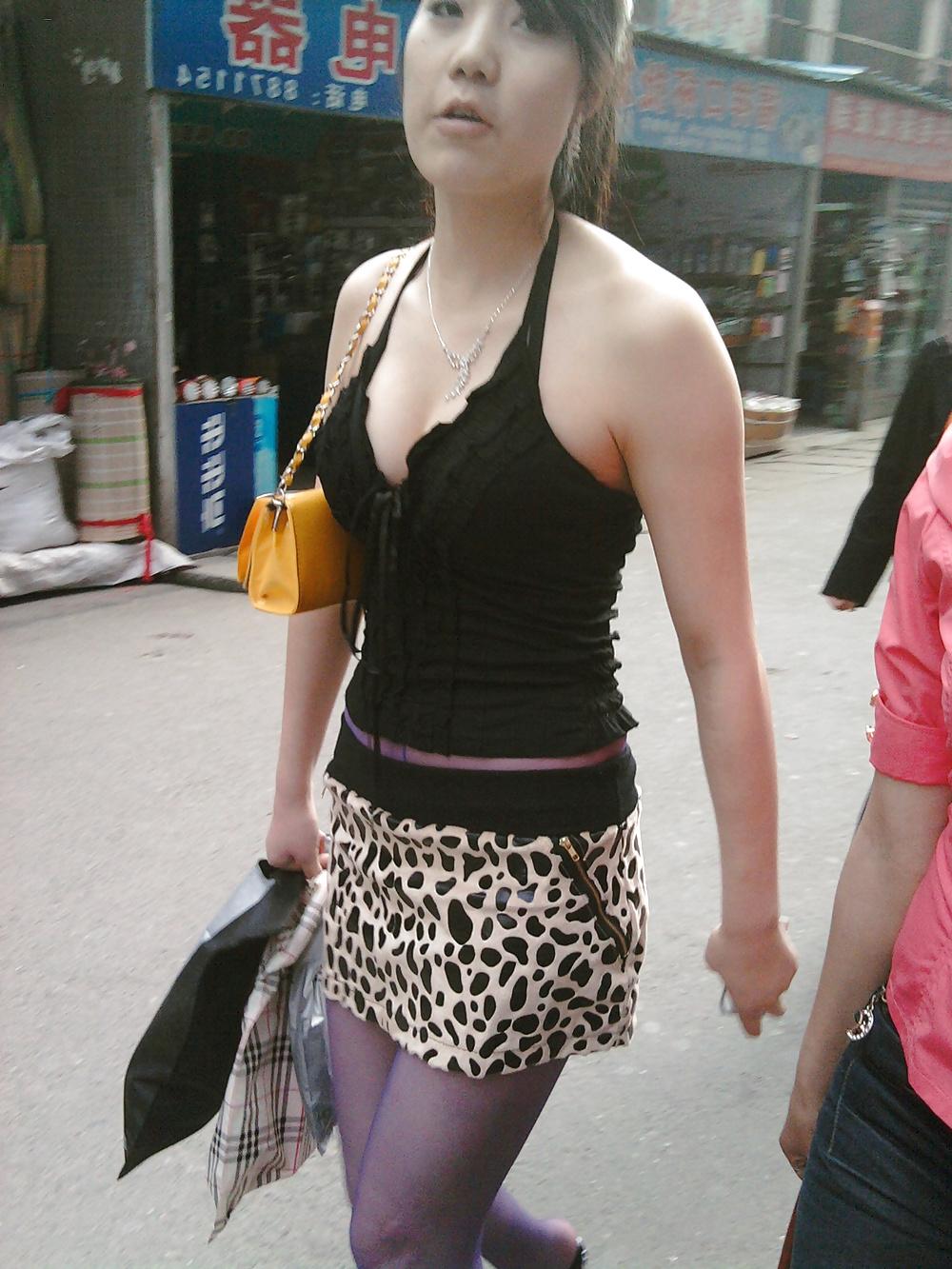 6P Slutty chinese girl in public