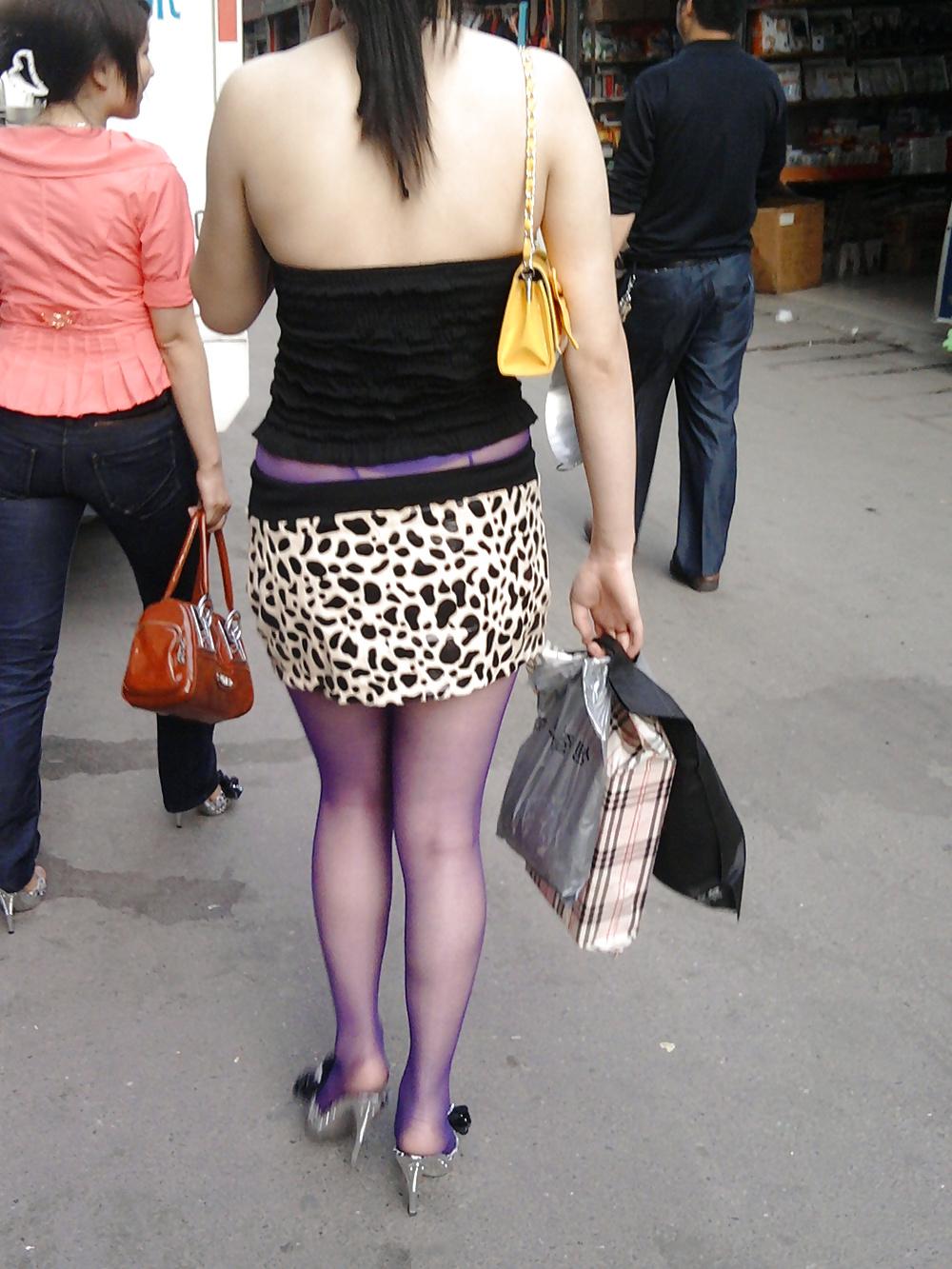 6P Slutty chinese girl in public