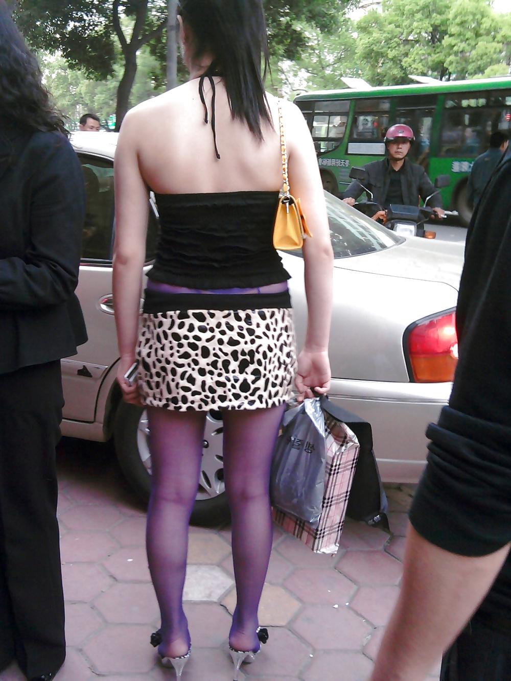 6P Slutty chinese girl in public