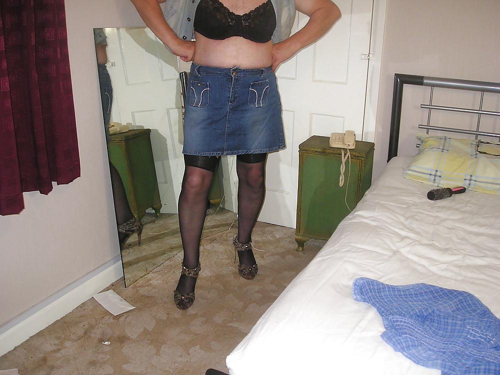21P Denim Skirt with Denim Jacket