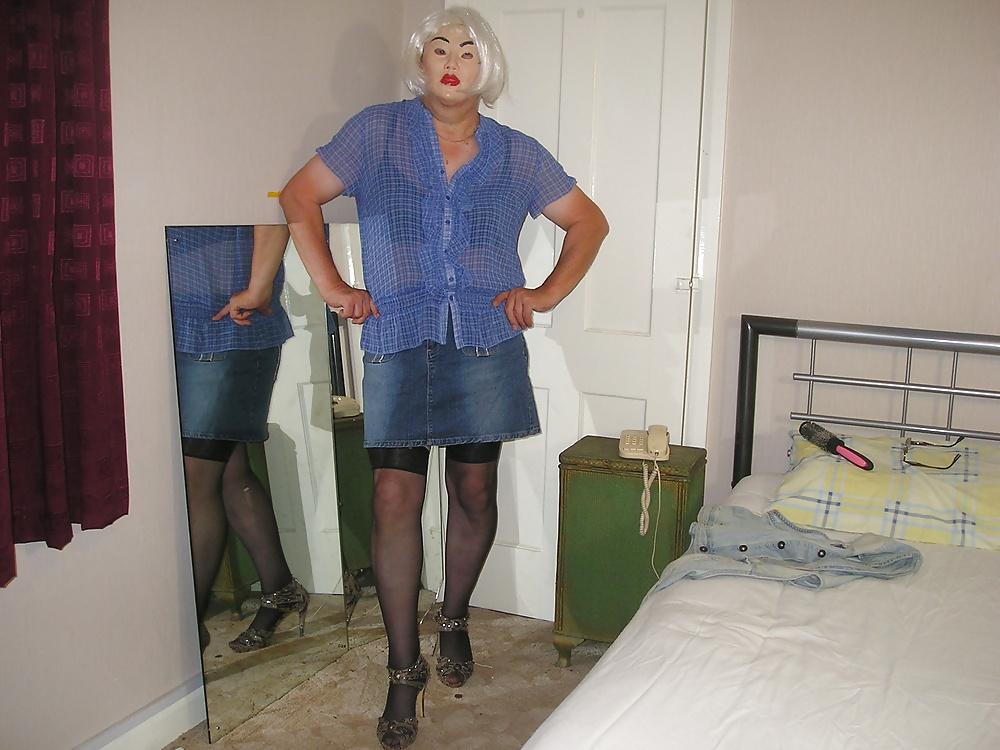 21P Denim Skirt with Denim Jacket