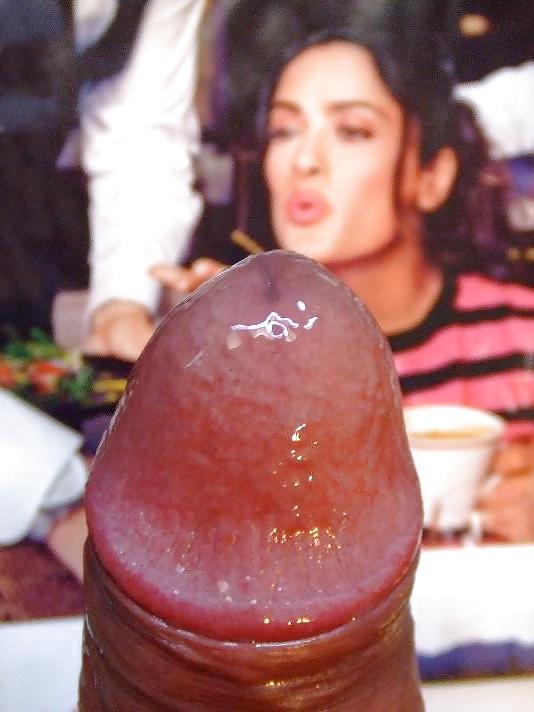 4P BIGflip Blows a Thick Load On Salma Hayek