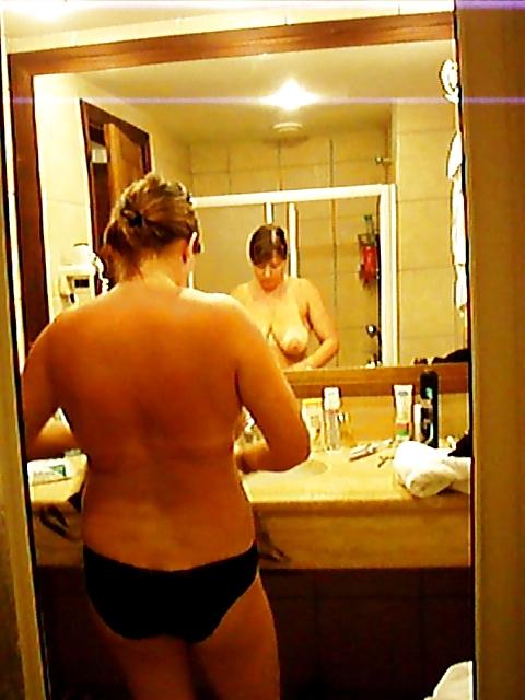 7P Tits in the Mirror