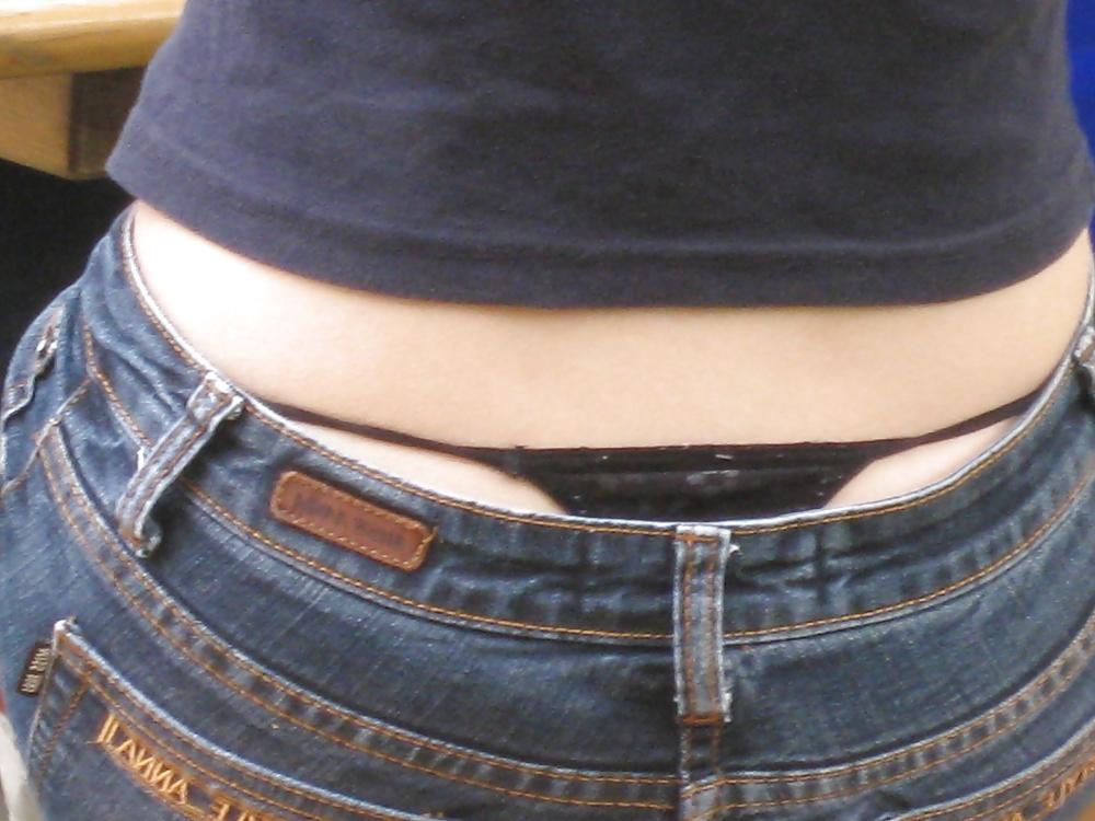 15P My own candid pics voyeur thong and panties public