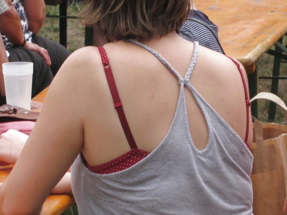 15P My own candid pics voyeur thong and panties public