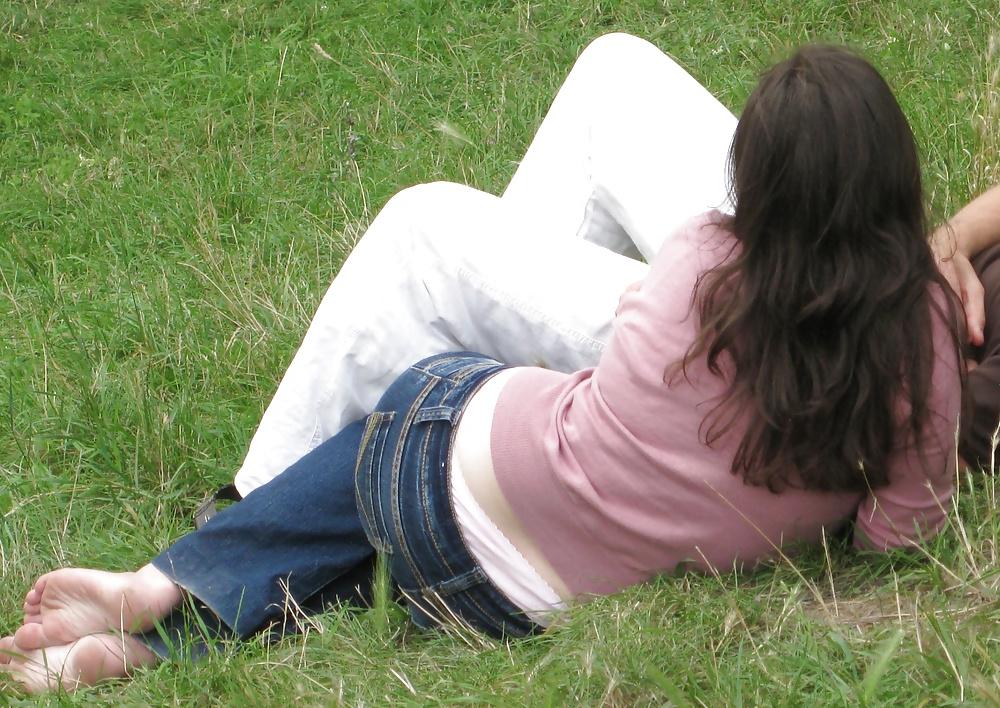 15P My own candid pics voyeur thong and panties public