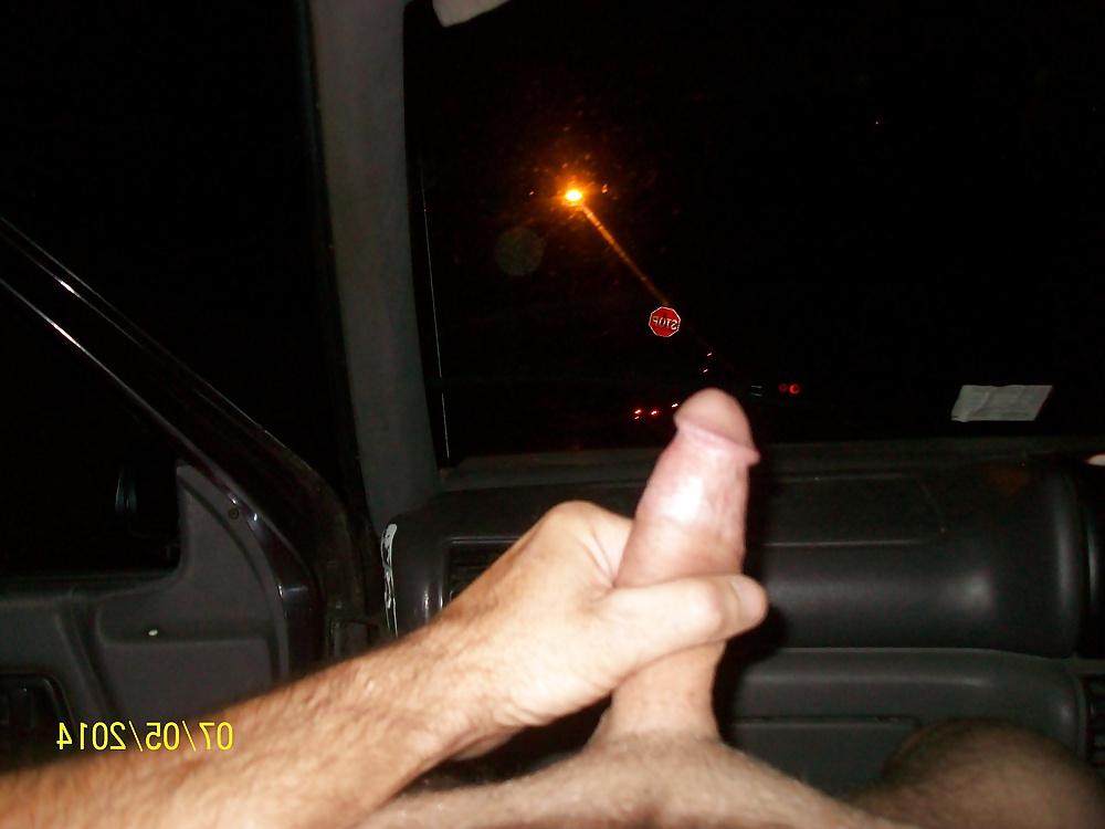 9P Jacking off down town
