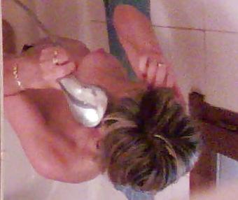 18P Hidden cam - Mature 2 in bathroom