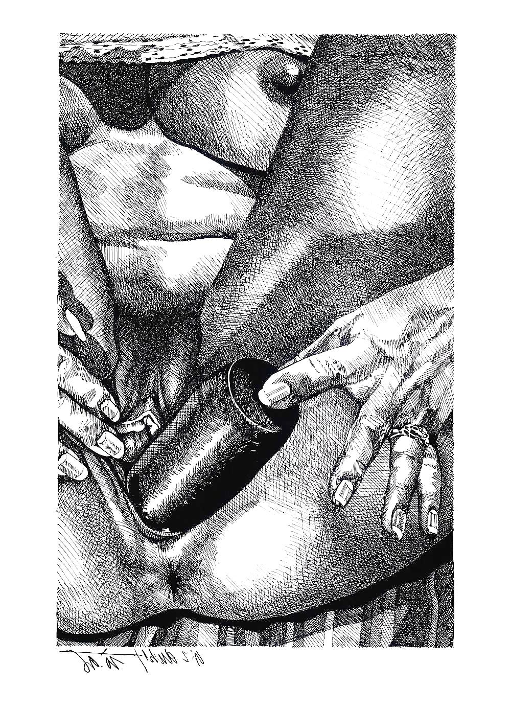 25P Erotic Art by Loic Dubigeon