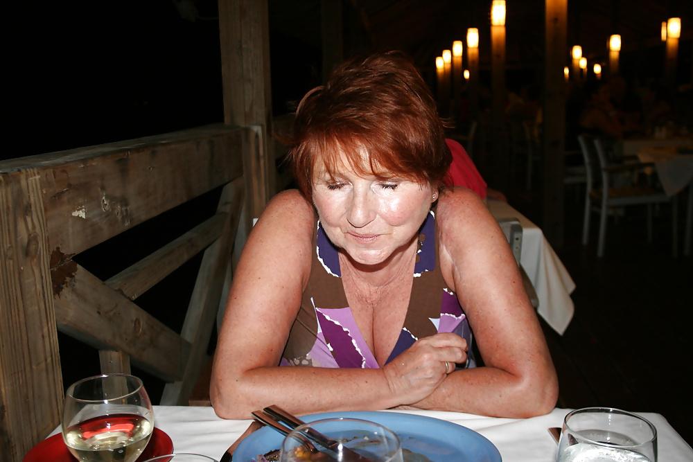 19P Curvy Mature Wife in a tiny cami