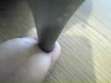 4P My cock under the high heel of her pump