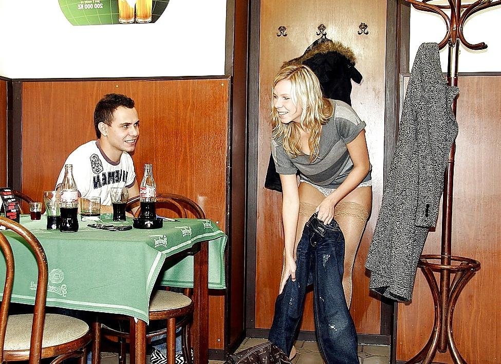 9P MY SON BOBBY AND ELKE PLAY THEIR GAMES IN PUBLIC