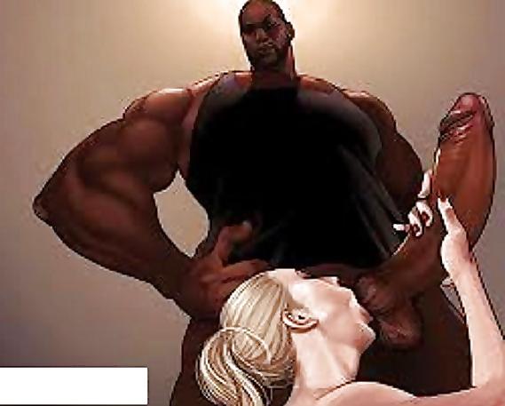 18P Cartoons of White wife and BBC