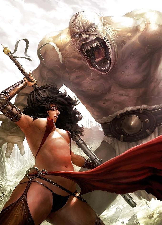 10P Fantasy Warrior Women 3