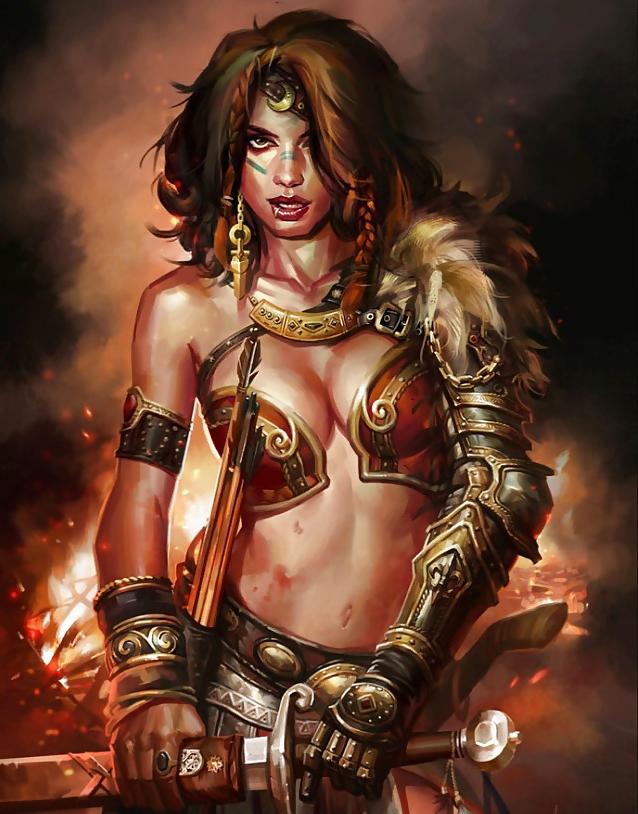 10P Fantasy Warrior Women 3
