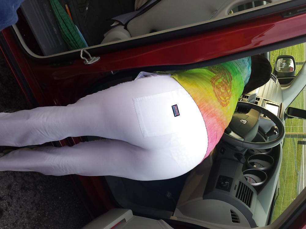 4P Suzanne in sheer pants and a thong
