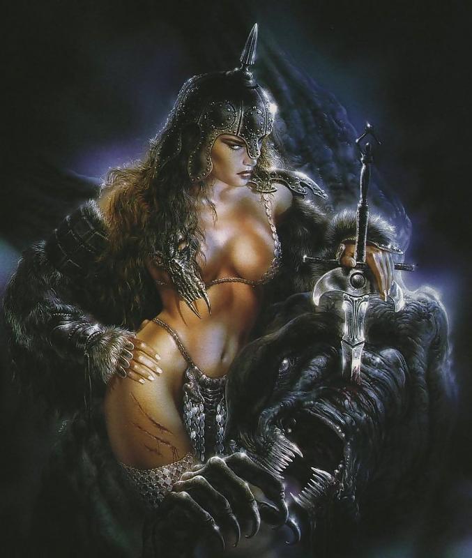 25P Fantasy art women warriors