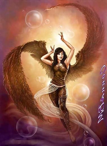 25P Fantasy art women warriors