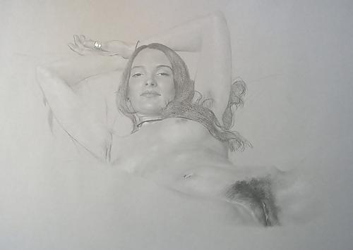 25P Erotic Art -  Drawings - Skizzen - Sketches - Paintings